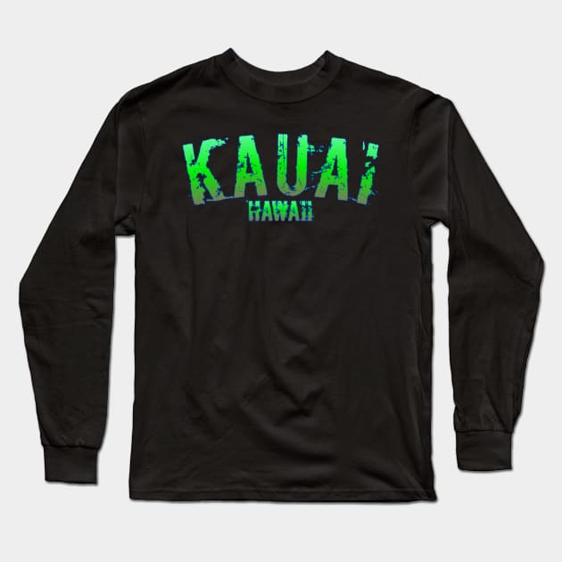 KAUAI HAWAII Long Sleeve T-Shirt by Coreoceanart